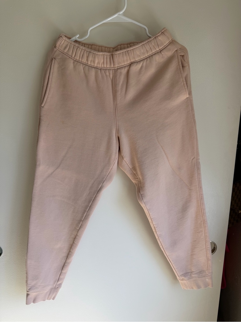 Women’s  Neutral Pink Sweatpants - Cozy Pull-On Joggers